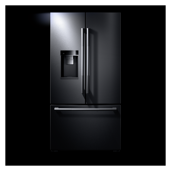 Jennair® RISE™ 36” Counter-Depth French Door Refrigerator with Obsidian Interior JFFCC72EHL