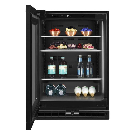 Jennair® Panel-Ready 24" Under Counter Glass Door Refrigerator, Left Swing JUGFL242HX Jennair® Panel-Ready 24" Under Counter Glass Door Refrigerator, Left Swing JUGFL242HX
