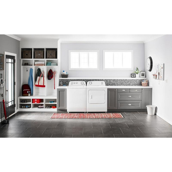 Amana® 6.5 cu. ft. Top-Load Electric Dryer with Automatic Dryness Control YNED4655EW