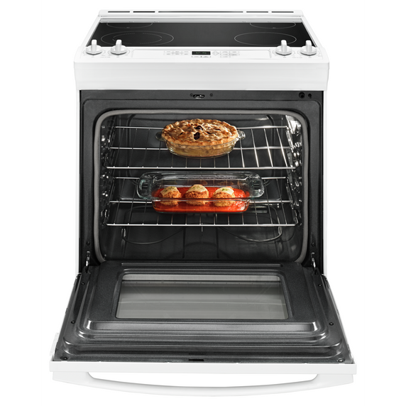 Amana® 30-inch Electric Range with Front Console YAES6603SFW