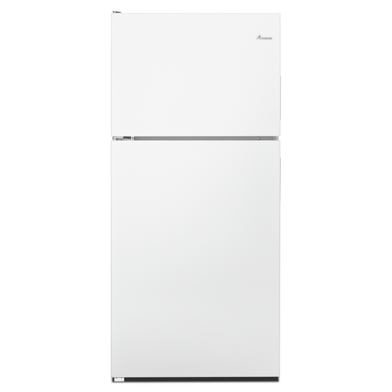 Amana® 30-inch Amana® Top-Freezer Refrigerator with Glass Shelves ART318FFDW