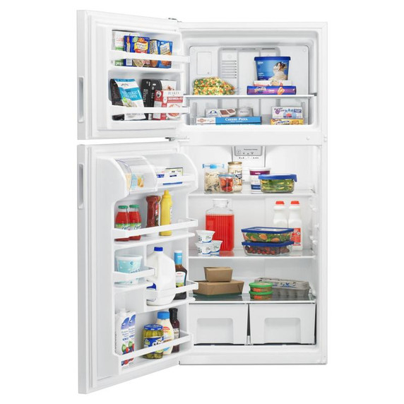 Amana® 18 cu. ft. Top-Freezer Refrigerator with Electronic Temperature Controls ART318FFDW