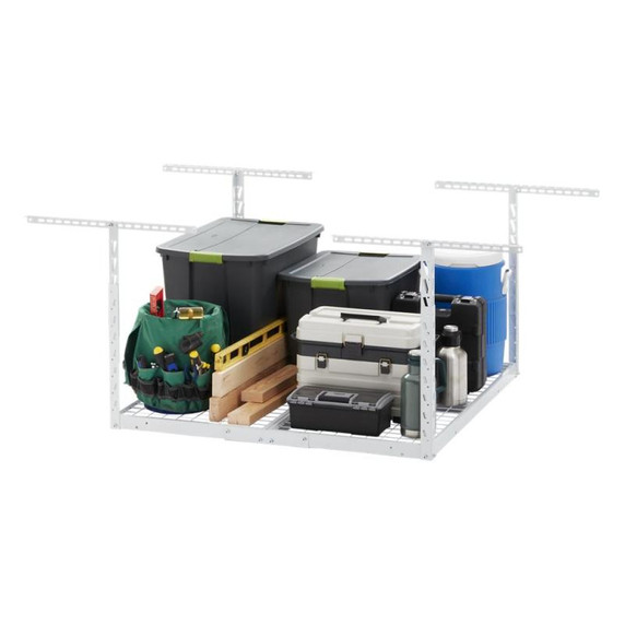 Gladiator® Overhead GearLoft™ Storage Rack 4' (121.9 cm) x 4' (121.9 cm) GALS44M2KW