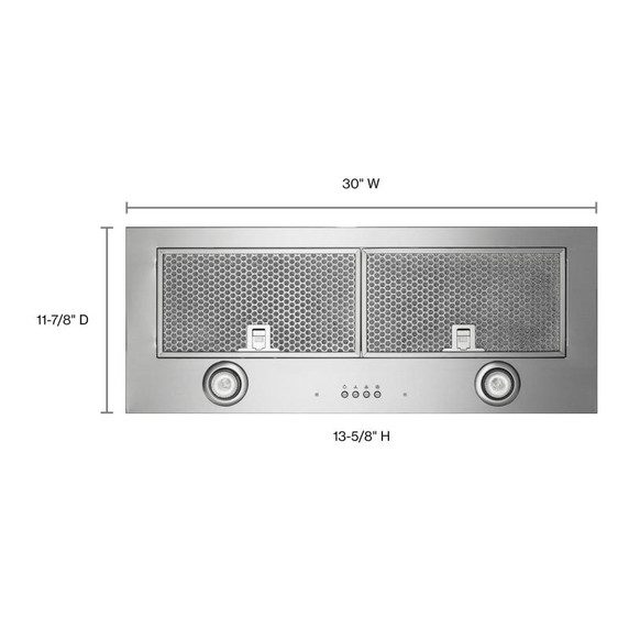 30" Custom Hood Liner UVL5430JSS