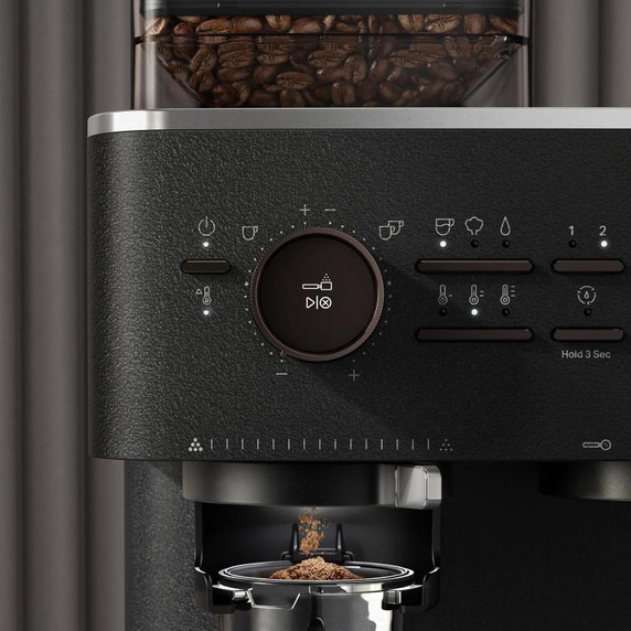 KitchenAid.ca Exclusive Colour - Semi Automatic Espresso Machine with Burr Grinder KES6551BK
