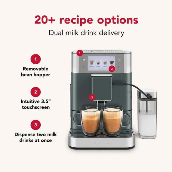 Kitchenaid® Fully Automatic Espresso Machine KF8 KES8558JP Kitchenaid® Fully Automatic Espresso Machine KF8 KES8558JP