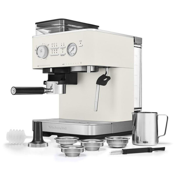 Kitchenaid® Semi Automatic Espresso Machine with Burr Grinder KES6551PL