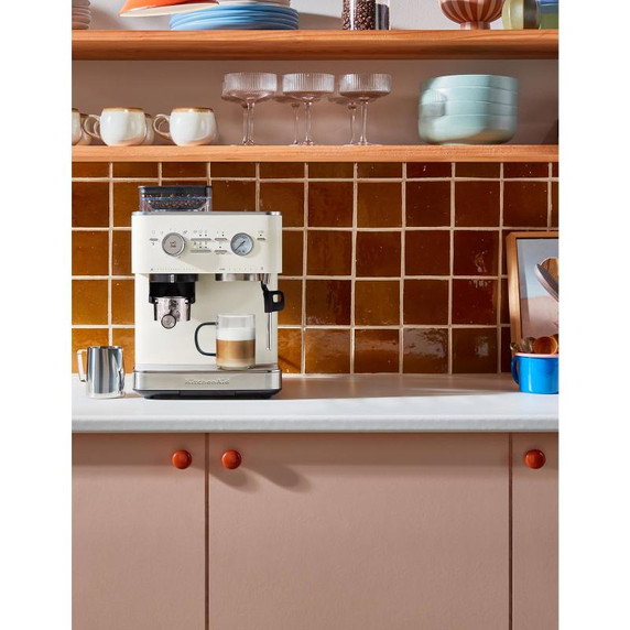 Kitchenaid® Semi Automatic Espresso Machine with Burr Grinder KES6551PL