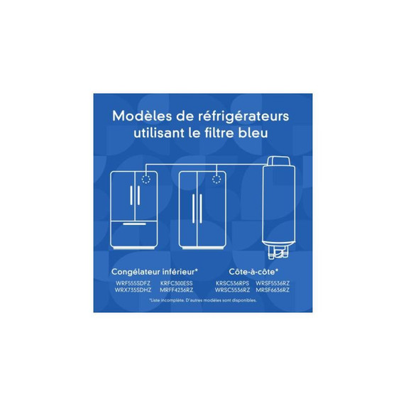 everydrop® Refrigerator Water Filter A - EDRARXD1B (Pack of 1) EDRARXD1B