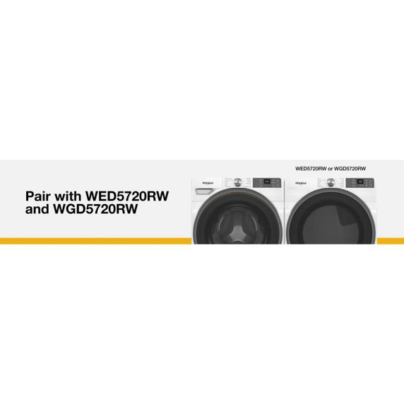 Whirlpool® 5.2 cu. ft. I.E.C. Smart Front Load ENERGY STAR® Certified Washer with FreshFlow™ Vent System WFW5720RW