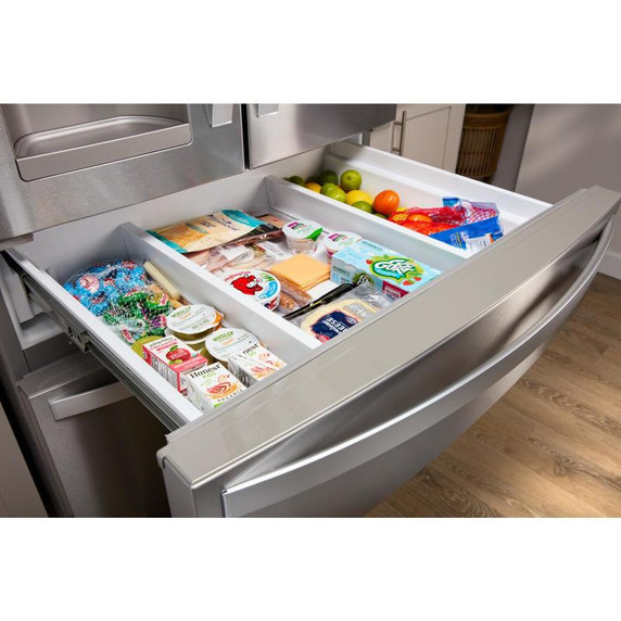 Whirlpool® 36-Inch Wide French Door Bottom Mount Refrigerator - 25 cu. ft. WRMF3636RW