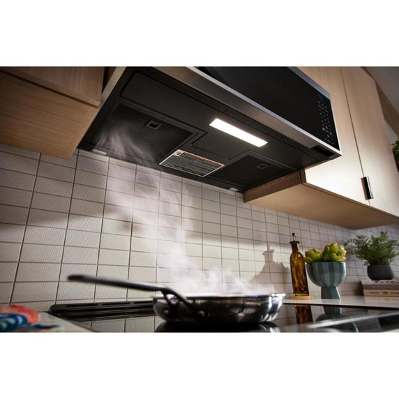 Kitchenaid® Smart Low Profile Microwave Hood Combination with Dual Fan Ventilation YKMML550RPS