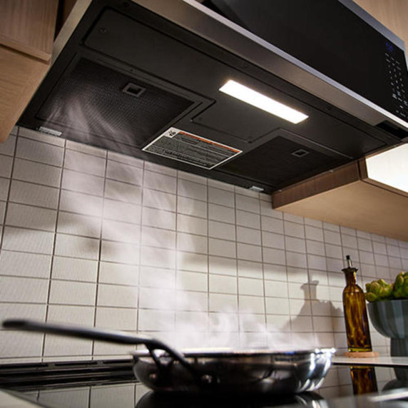 Kitchenaid® Smart Low Profile Microwave Hood Combination with Dual Fan Ventilation YKMML550RPS