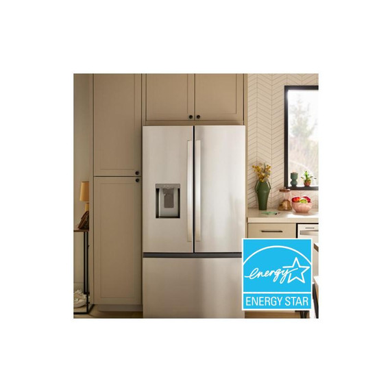 Whirlpool® 36-Inch French Door Refrigerator with In-Door Water and Ice Maker - 30 cu. ft. WRFF3536SZ