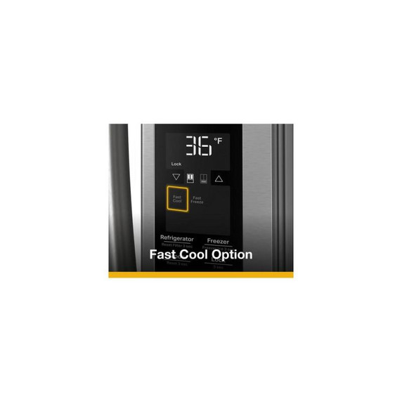Whirlpool® 36-Inch French Door Refrigerator with In-Door Water and Ice Maker - 30 cu. ft. WRFF3536SZ