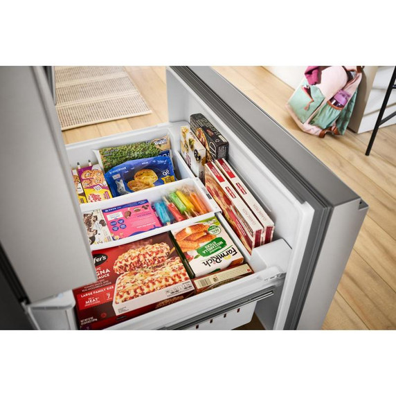 Whirlpool® 36-Inch French Door Refrigerator with In-Door Water and Ice Maker - 30 cu. ft. WRFF3536SZ
