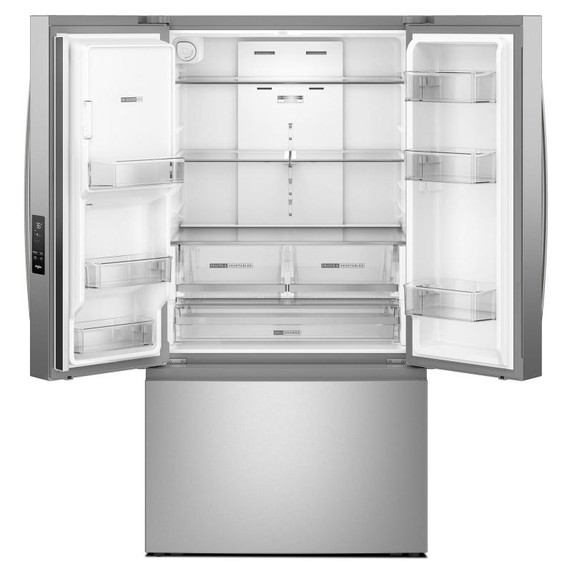 Whirlpool® 36-Inch French Door Refrigerator with In-Door Water and Ice Maker - 30 cu. ft. WRFF3536SZ