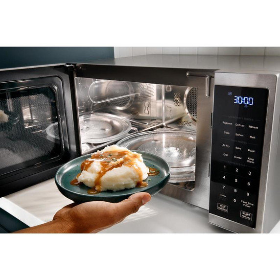 Whirlpool® 1.0 cu. ft. Black All-In-One Multifunctional Countertop Microwave With Air Fry - 900 watt WMCS5522RB