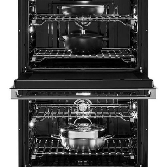 Jennair® NOIR™ 30" Double Wall Oven with V2™ Vertical Dual-Fan True Convection with Advanced Temperature Precision JOEDC730RM