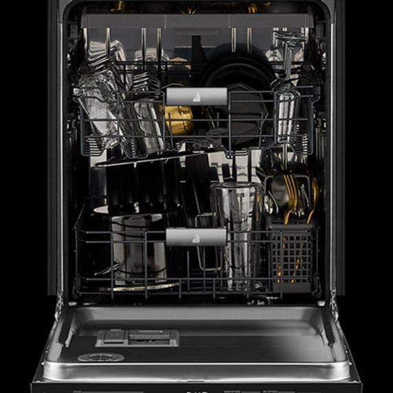 Jennair® Pocket Handle 24" Built-In Dishwasher with Precise Fit 3rd Rack for Cutlery with Plasma Coating, 39 dBA JDTS3924SP