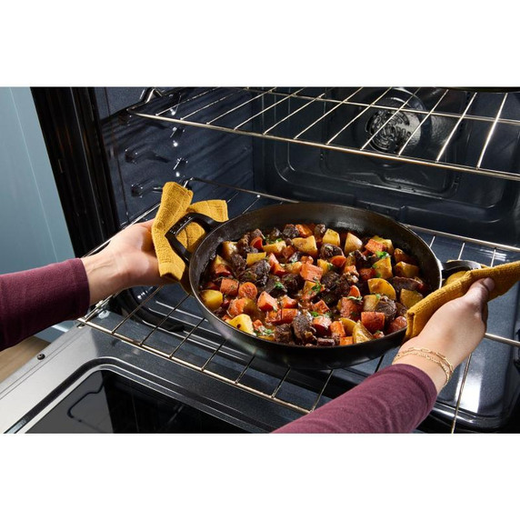 Whirlpool® 30-inch Electric Range with Air Cooking Technology YWSES5030SW