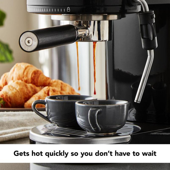 Kitchenaid® Metal Semi-Automatic Espresso Machine KES6503OB Kitchenaid® Metal Semi-Automatic Espresso Machine KES6503OB