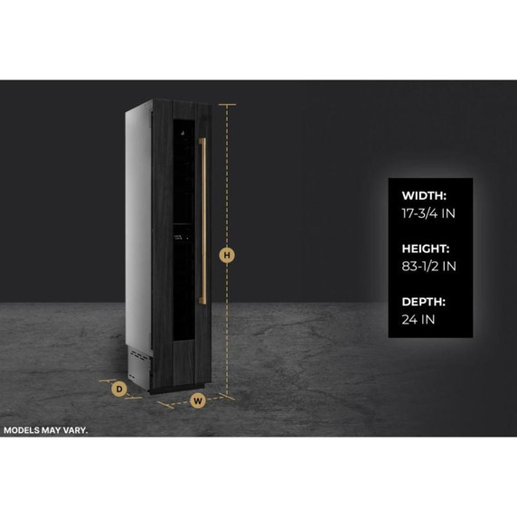 Jennair® 18"Panel-Ready Built-In Wine Column Refrigerator, Left Swing JBWFNL18RX
