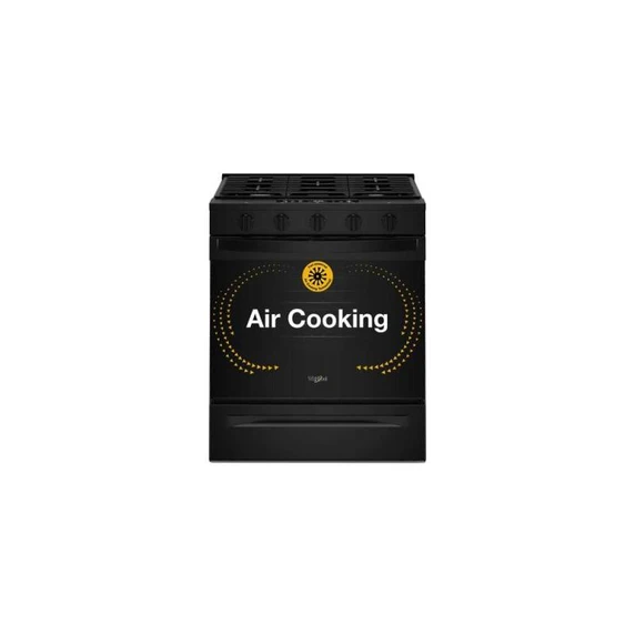 Whirlpool® 30-inch Gas Range with Air Cooking Technology WSGS5030SB