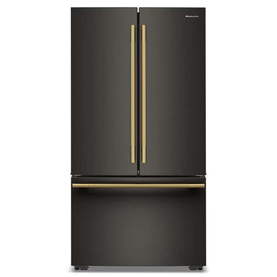 Kitchenaid® 24 cu. ft. 36-Inch Width Counter-Depth French Door Refrigerator with Interior Dispense KRFC236SBE