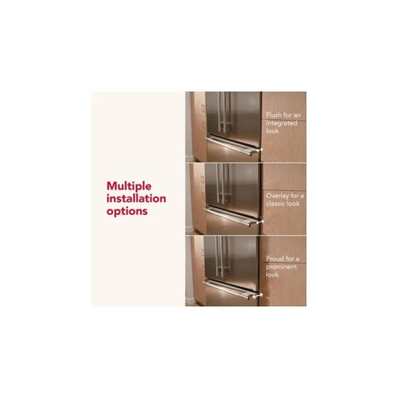 Kitchenaid® 20.8 Cu. Ft. 36" Built-In French Door Bottom Mount Refrigerator with Platinum Interior KBFN536SPS