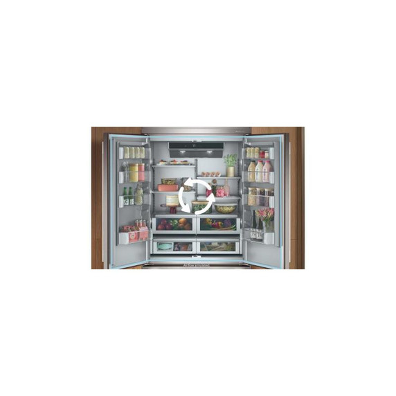 Kitchenaid® 24.2 Cu. Ft. 42"" Built-In French Door Bottom Mount Refrigerator with Platinum Interior KBFN542SPS