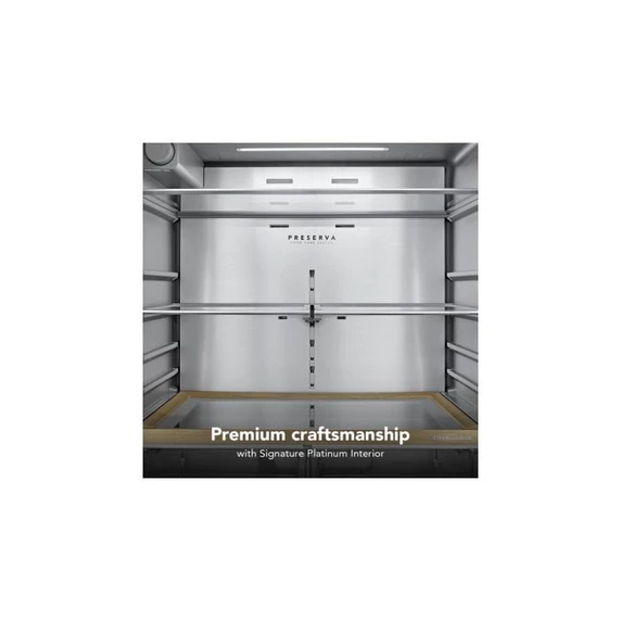 Kitchenaid® 31 cu. ft. French Door Refrigerator with Interior Water and Ice KRFF336SPS