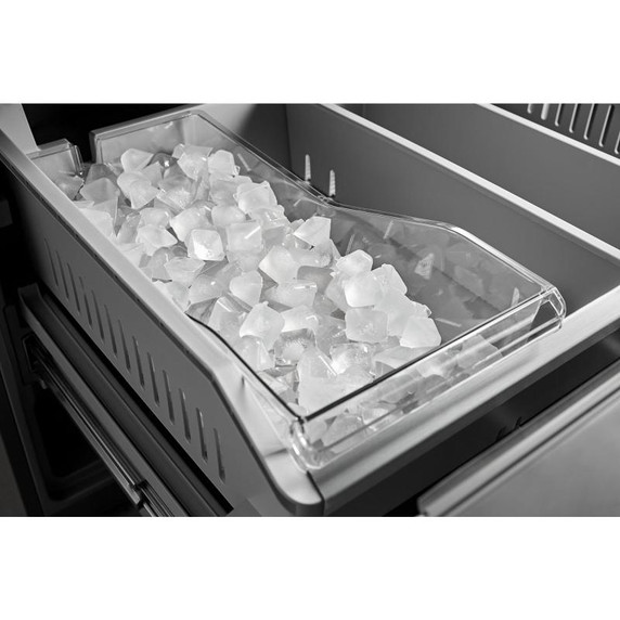 Kitchenaid® 30 cu. ft. French Door Refrigerator with Interior Water and Ice and FreshChill™ Full-Width Refrigerated Drawer KRMF336SPS Kitchenaid® 30 cu. ft. French Door Refrigerator with Interior Water and Ice and FreshChill™ Full-Width Refrigerated Drawer KRMF336SPS