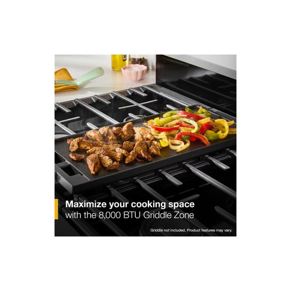 Whirlpool® 30-inch Gas Range with Air Cooking Technology and Steam Clean WFGS4530SZ