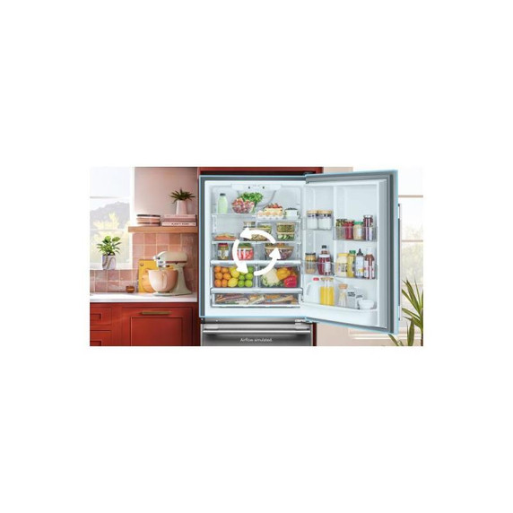 Kitchenaid® 19 Cu. Ft. 30-Inch Standard-Depth Bottom Mount Refrigerator with Right Door Swing KRBR130SPS