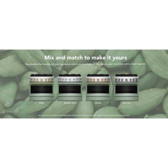 Kitchenaid® 36-Inch 6 Burner Commercial-Style Dual Fuel Range with No Preheat Air Fry Mode KFDS936SDC