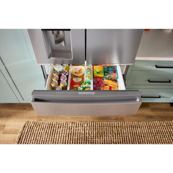 Whirlpool® 36-inch Wide True Counter Depth 4-Door French Door Refrigerator - 22 cu. ft. WRMC5036RV