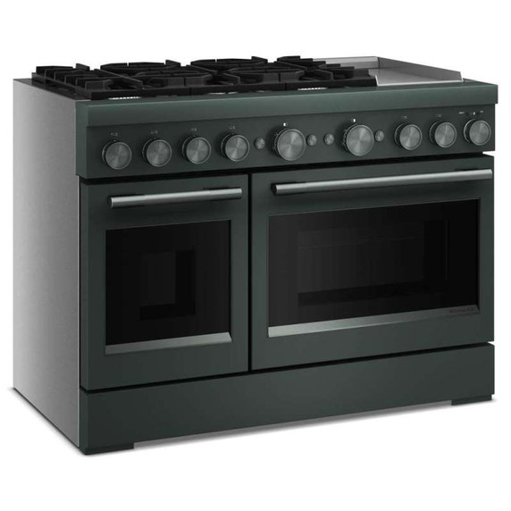 Kitchenaid® 48-Inch 6 Burner Commercial-Style Dual Fuel Range with Griddle KFDD948SJP