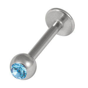 Jewelled Titanium Labret Jewelled Titanium Labret
