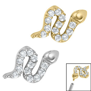 Claw Set Jewelled Snake for Internal Thread Claw Set Jewelled Snake for Internal Thread