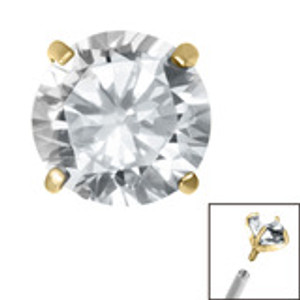 Gold Claw Set Round Jewel for Internal Thread Gold Claw Set Round Jewel for Internal Thread