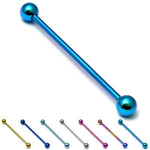 Coloured Titanium Barbell Coloured Titanium Barbell
