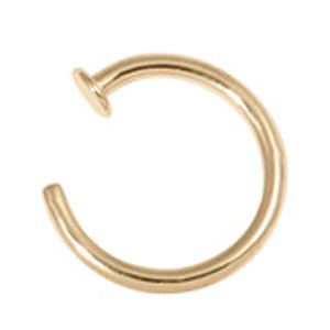 Gold Steel Open Nose Ring Gold Steel Open Nose Ring