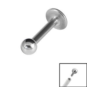 Titanium Internally Threaded Labret Titanium Internally Threaded Labret