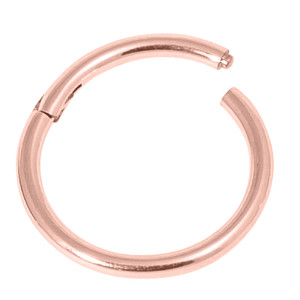 Rose Gold Steel Hinged Ring Rose Gold Steel Hinged Ring