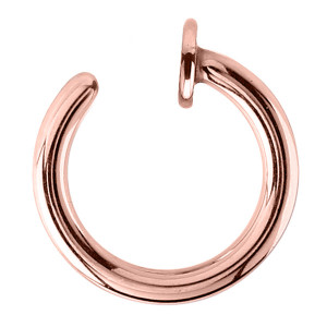 Rose Gold Steel Open Nose Ring Rose Gold Steel Open Nose Ring