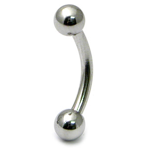 Titanium Curved Barbell Titanium Curved Barbell