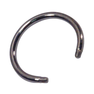 Titanium Circular Barbell Stem Titanium Circular Barbell Stem