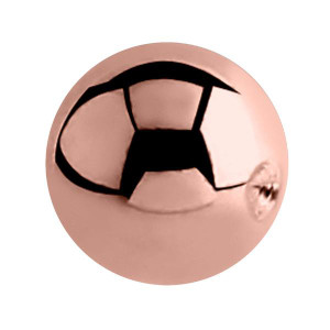 Rose Gold Titanium Clip-in Ball Rose Gold Titanium Clip-in Ball
