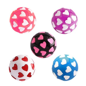 Multi Heart Threaded Ball Attachment Multi Heart Threaded Ball Attachment